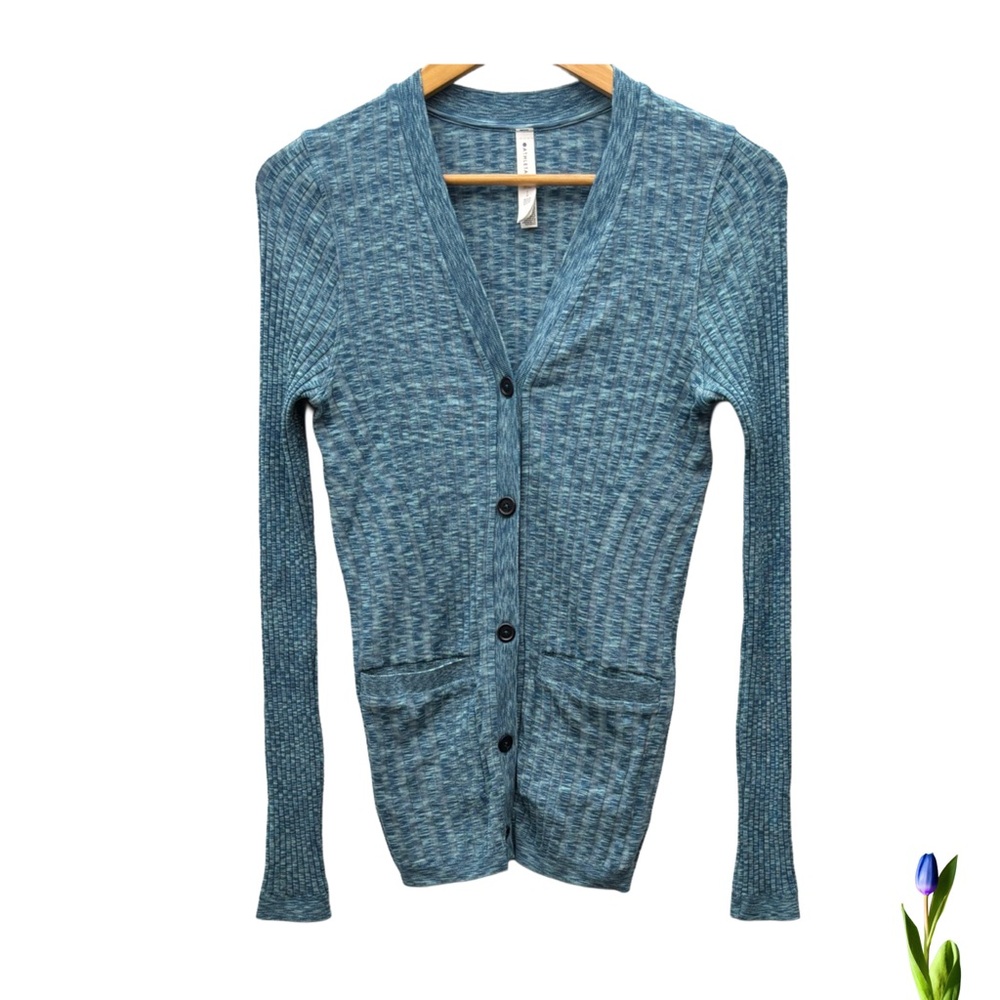Athleta cardigan Revolve size S Borealis blue